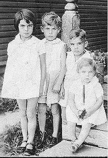 four kids, 1933