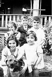 Kids and Dog, 1936